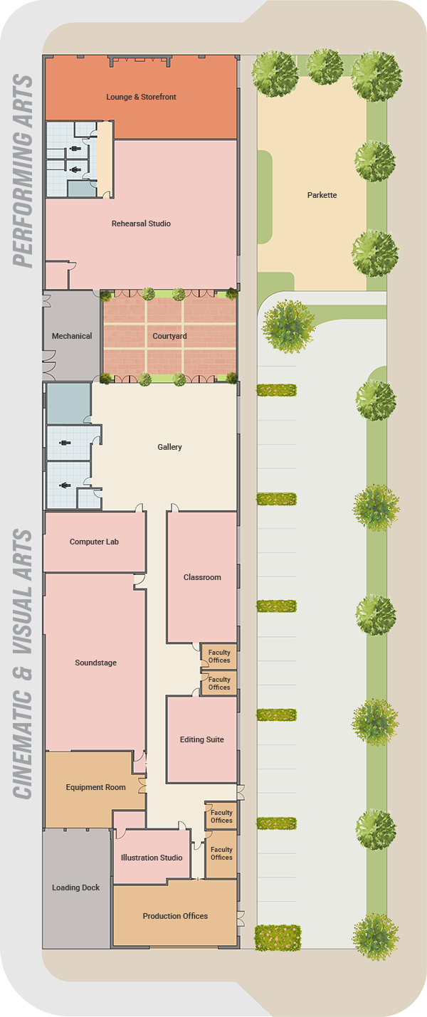 Creative Arts Complex Floorplan